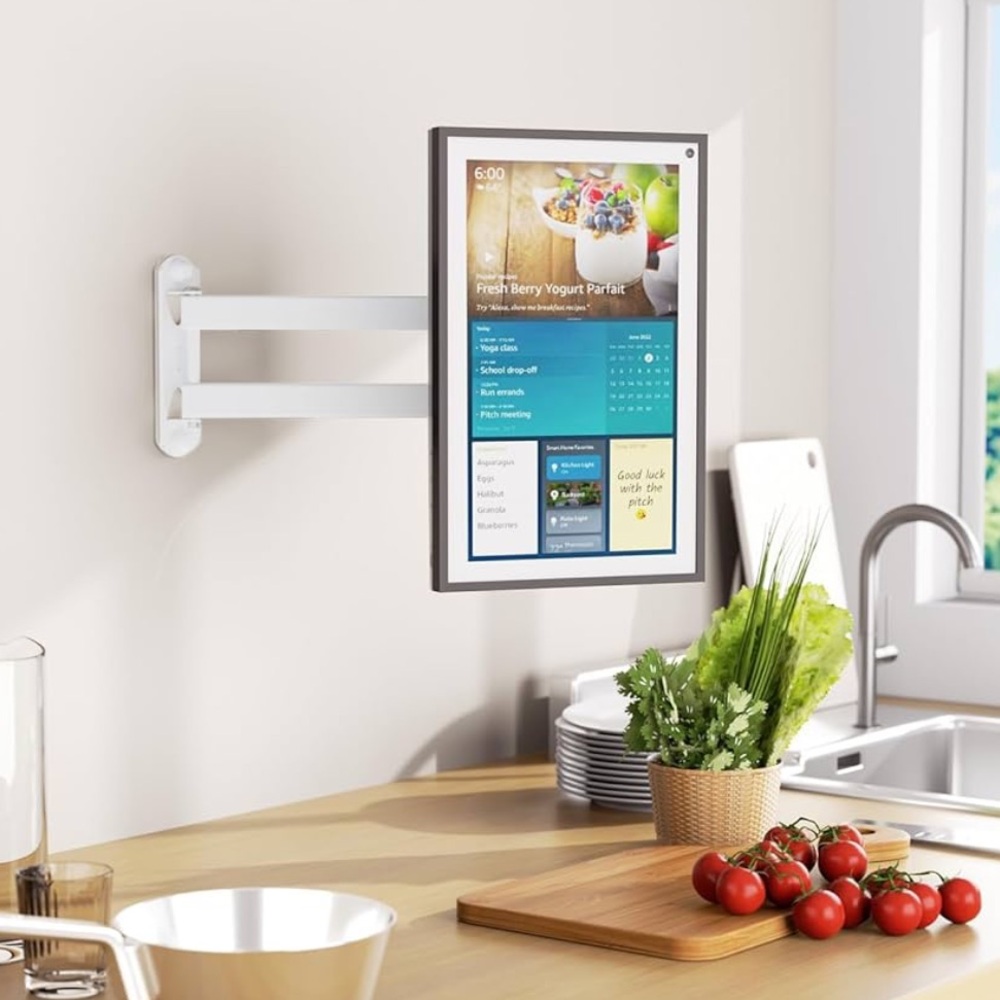 WALI White Wall Mount for Echo Show 21, Echo Show‎ 15 - Picture 4 of 10